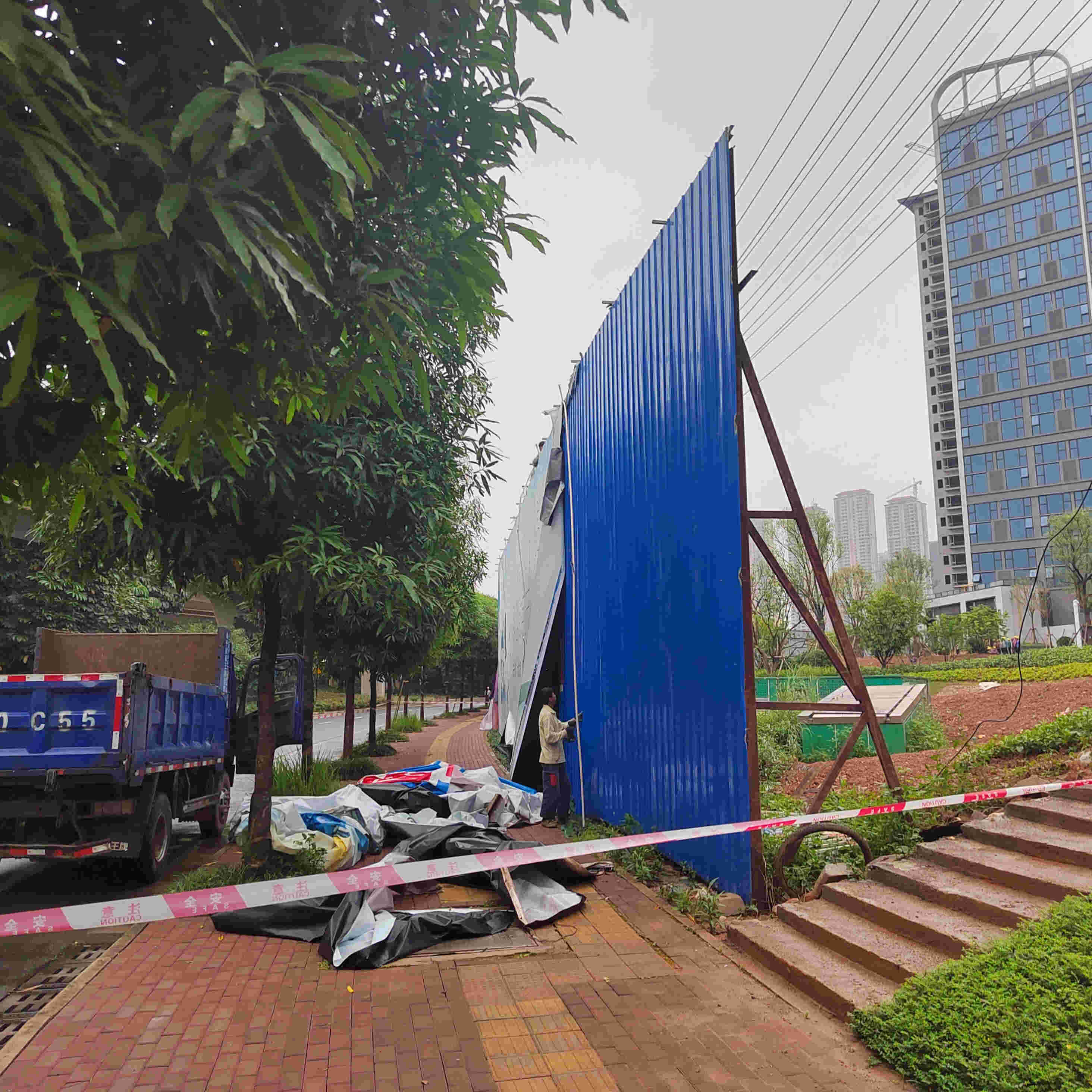 南宁市围挡拆除
